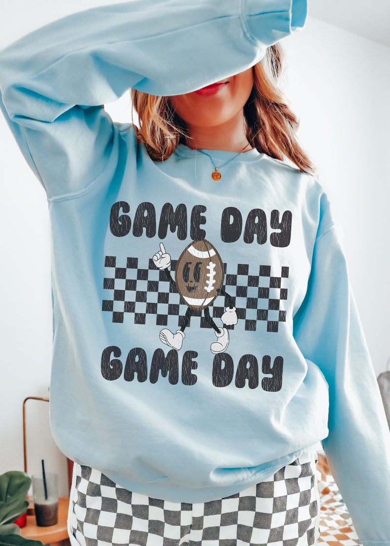 *Game Day FOOTBALL Mascot Comfort Colors Sweatshirt (S-2X)