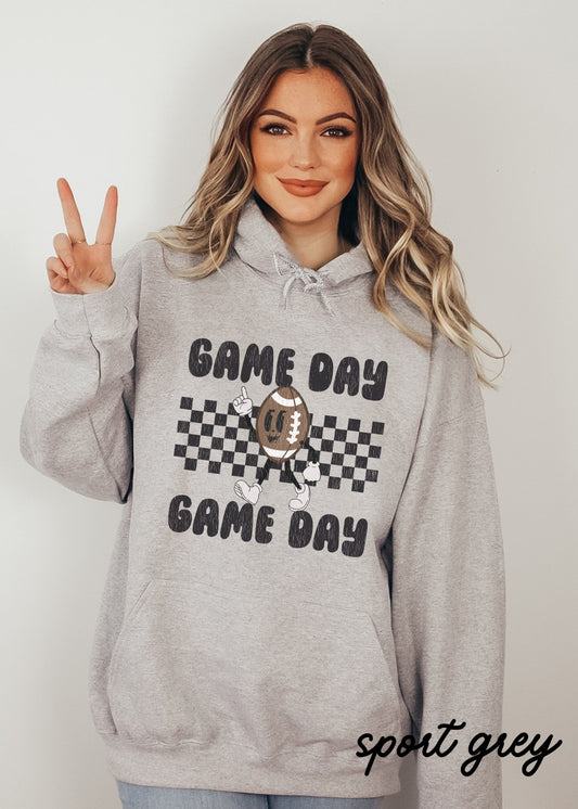 *Game Day FOOTBALL Mascot Hoodie *4 Colors (S-5X)