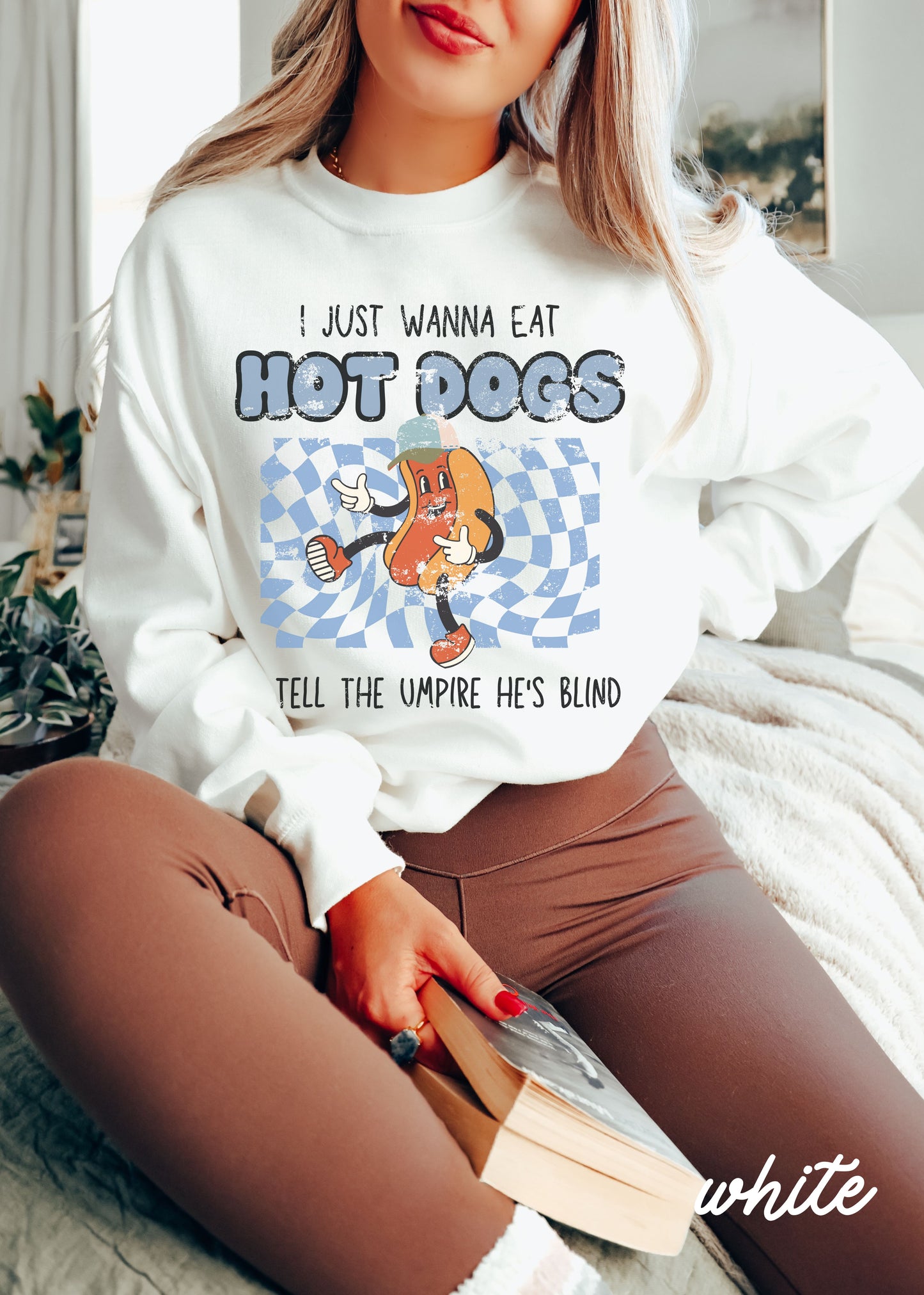 *Wanna Eat Hot Dogs Sweatshirt *6 Colors (S-5X)