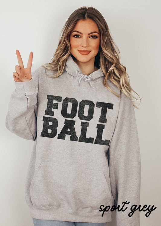 *FOOTBALL University Hoodie *6 Colors (S-5X)