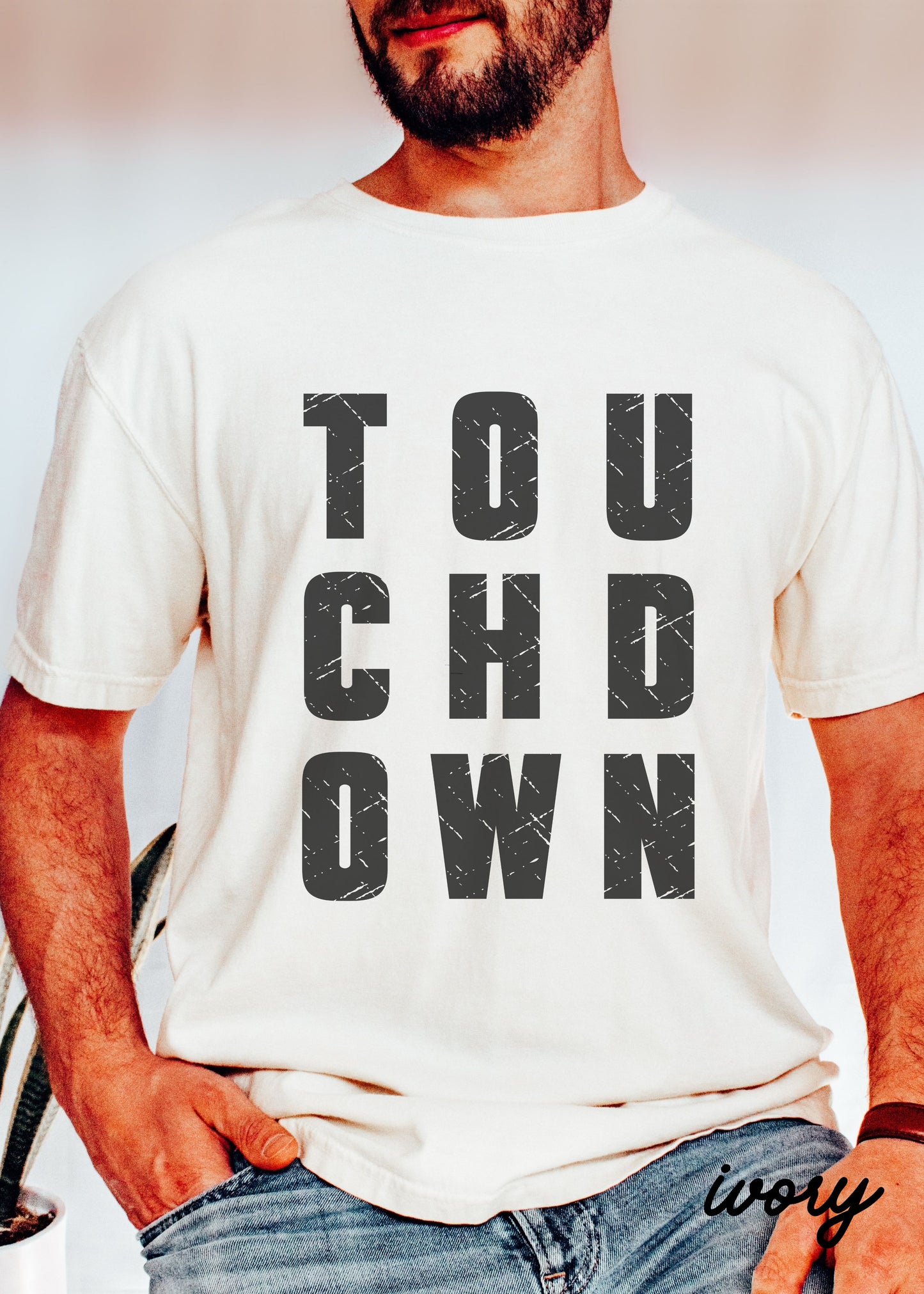 *TOUCHDOWN Football Tee *11 Colors (S-4X)