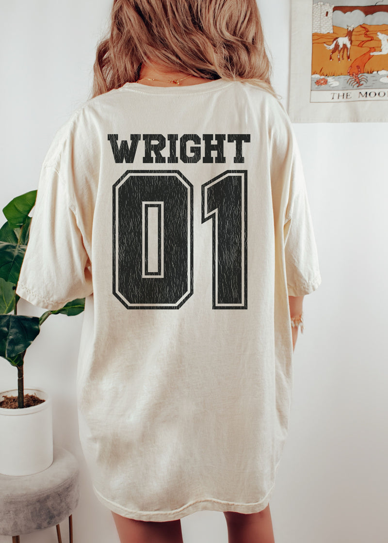 *PERSONALIZED Sports Name and Number Tee *11 Colors (S-4X)