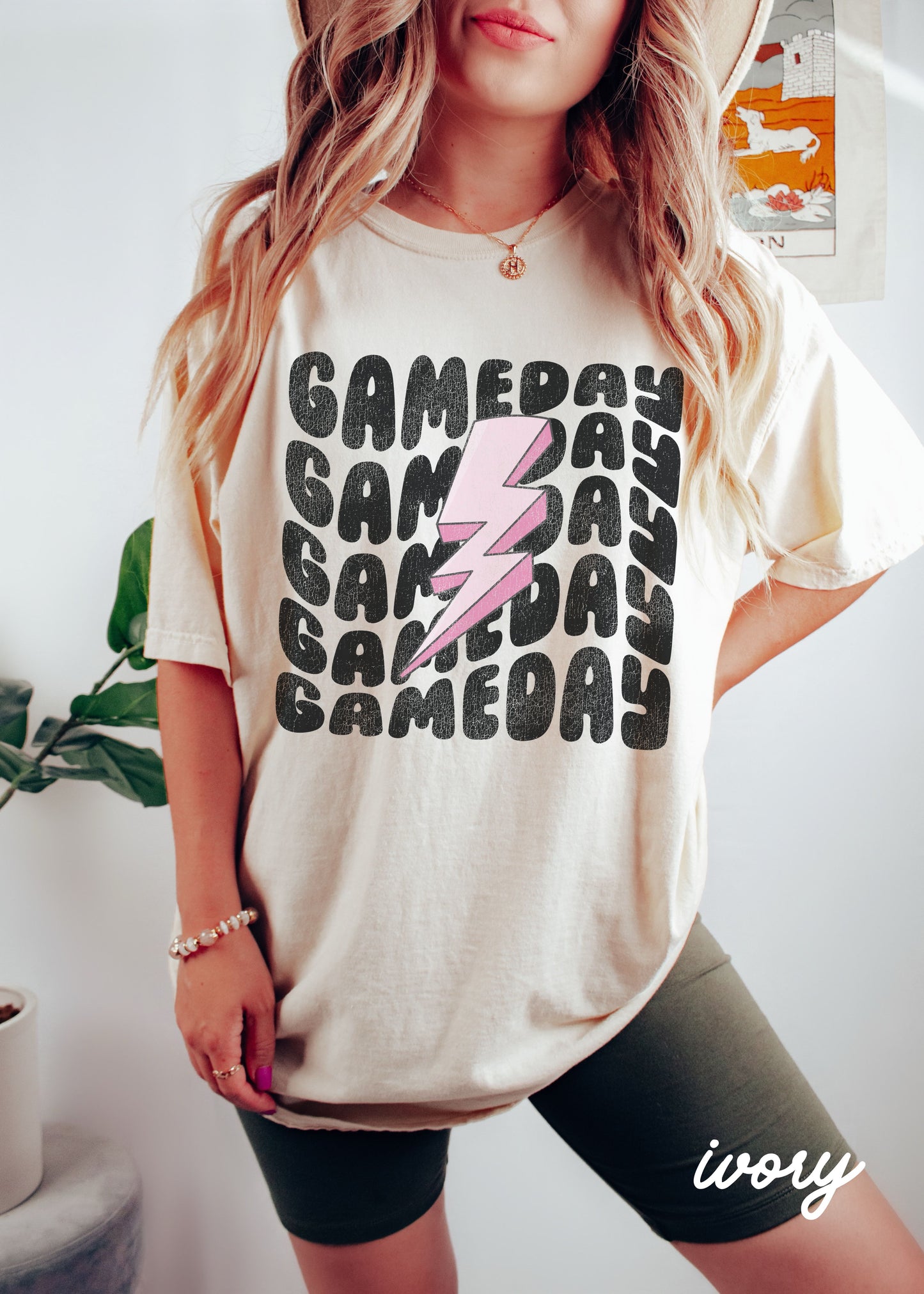 *Game Day Lightning Bolt Tee *9 Colors (S-4X)