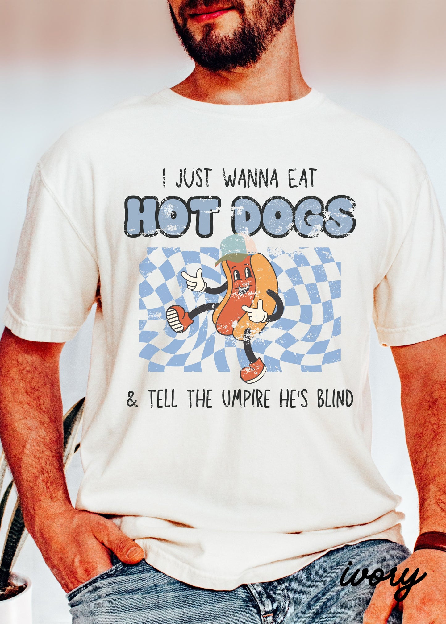*Wanna Eat Hot Dogs Tee *10 Colors (S-4X)