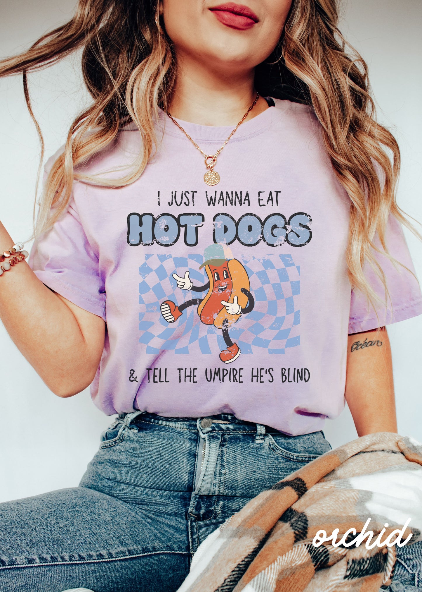 *Wanna Eat Hot Dogs Tee *10 Colors (S-4X)
