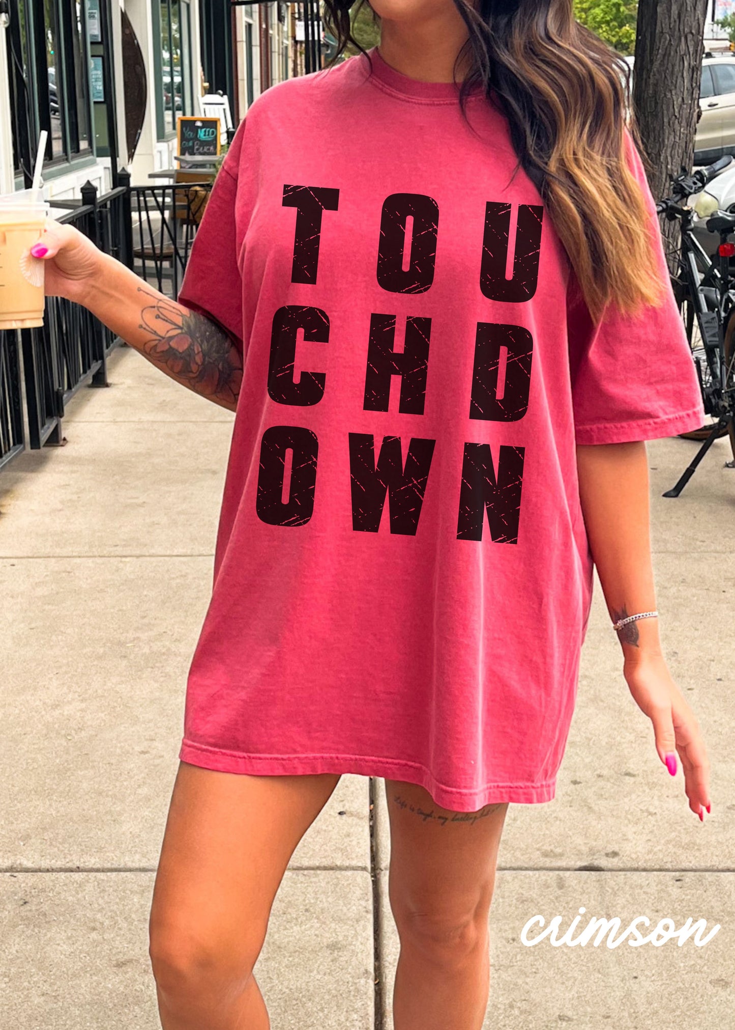 *TOUCHDOWN Football Tee *11 Colors (S-4X)