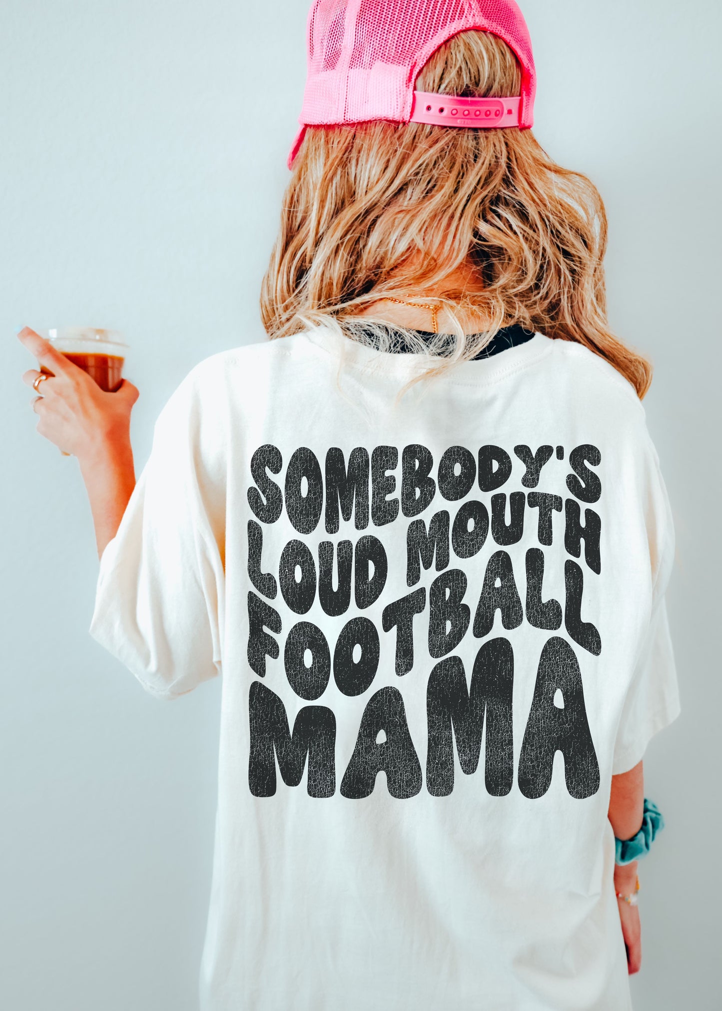 *Loud Mouth FOOTBALL Mama Tee *10 Colors (S-4X)