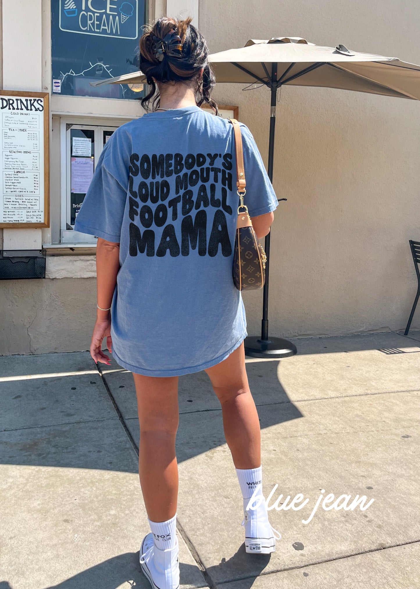 *Loud Mouth FOOTBALL Mama Tee *10 Colors (S-4X)