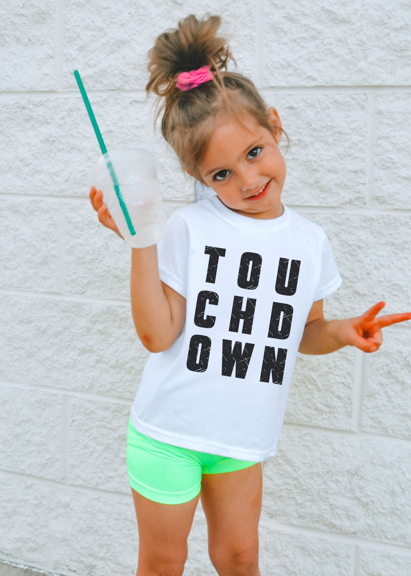 *Youth TOUCHDOWN Football Tee *7 Colors (XS-XL)