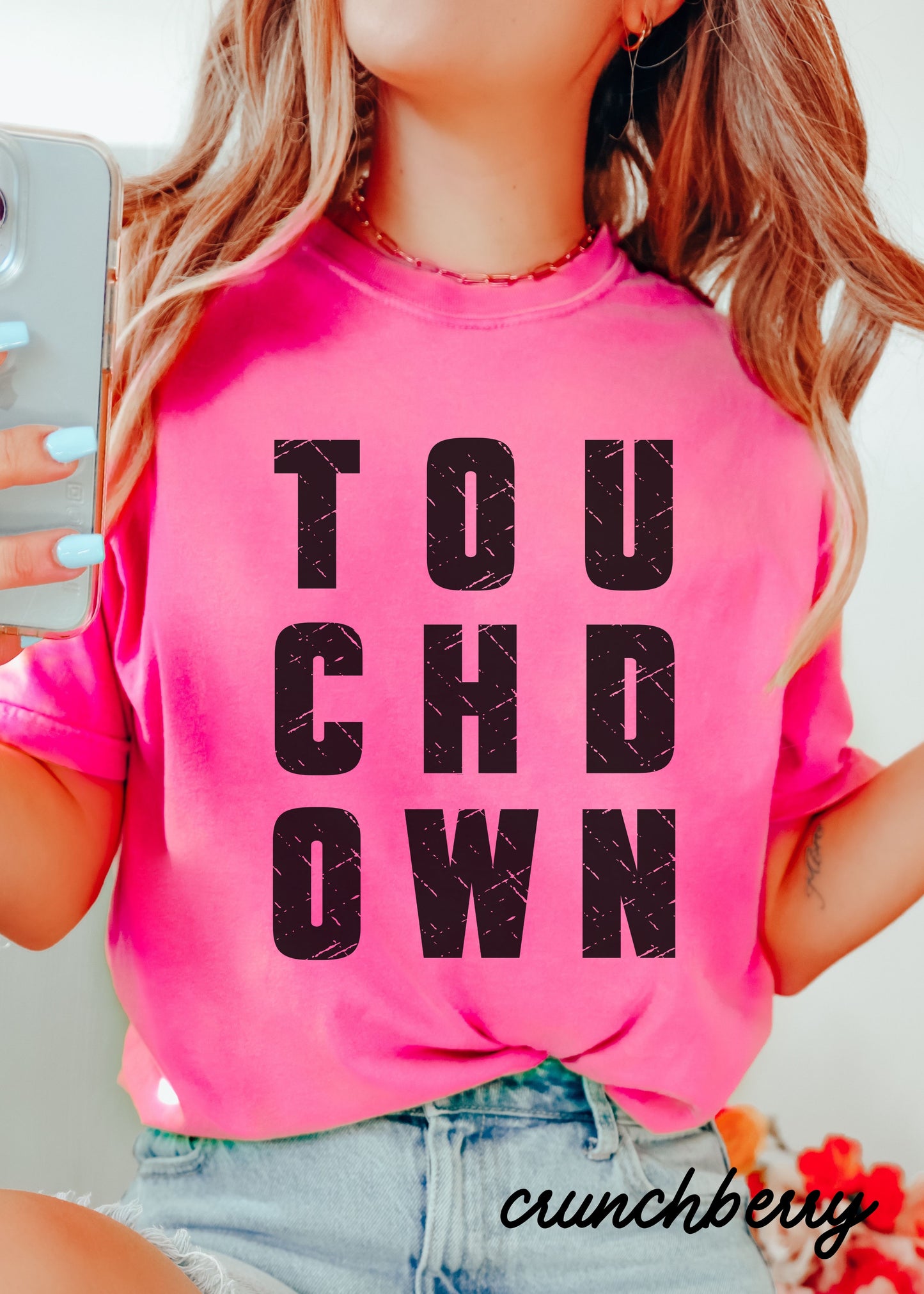 *TOUCHDOWN Football Tee *11 Colors (S-4X)