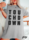 *Youth TOUCHDOWN Football Tee *7 Colors (XS-XL)