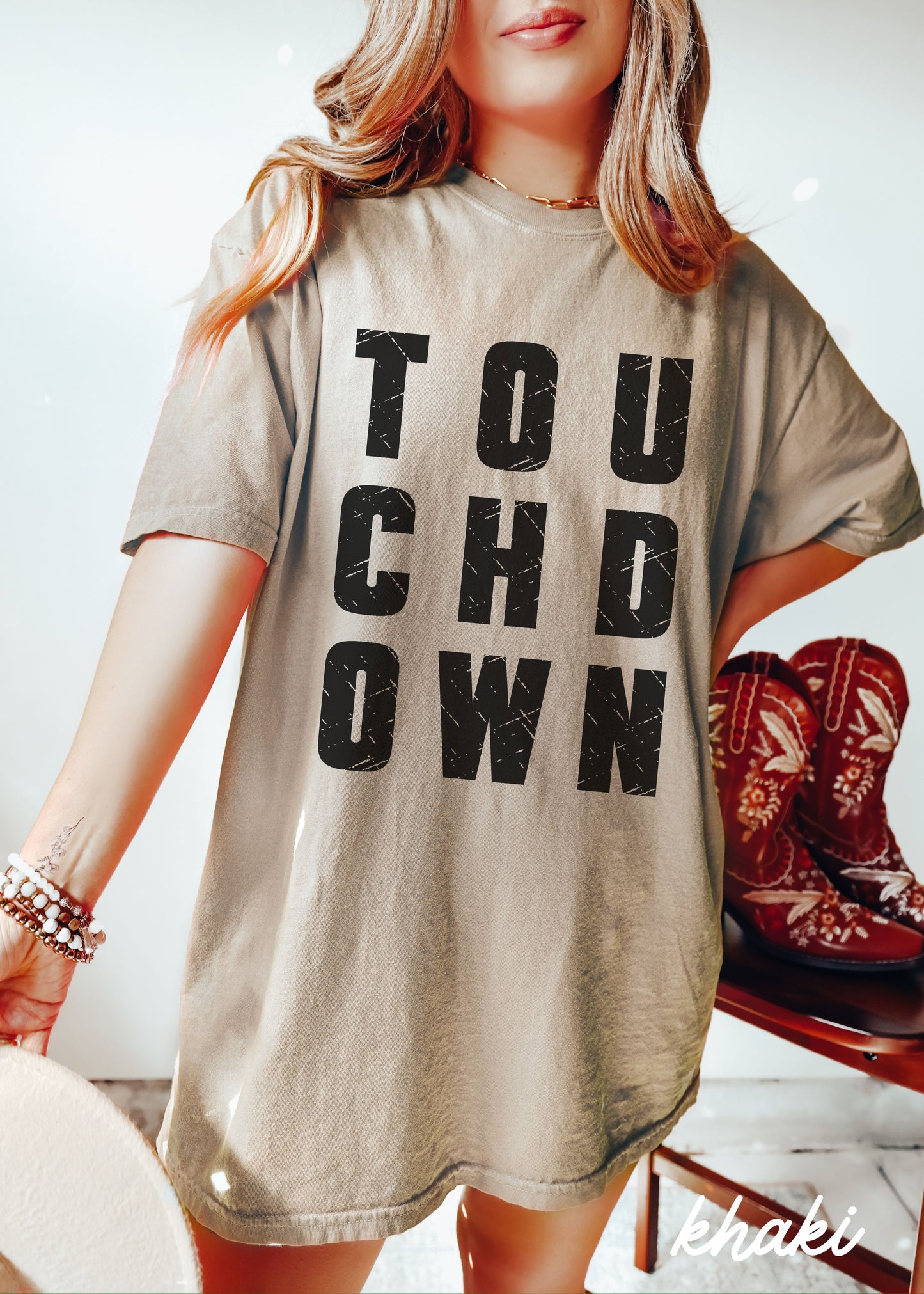 *TOUCHDOWN Football Tee *11 Colors (S-4X)