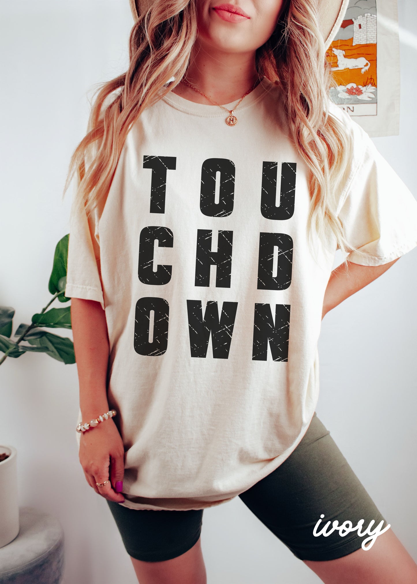 *TOUCHDOWN Football Tee *11 Colors (S-4X)