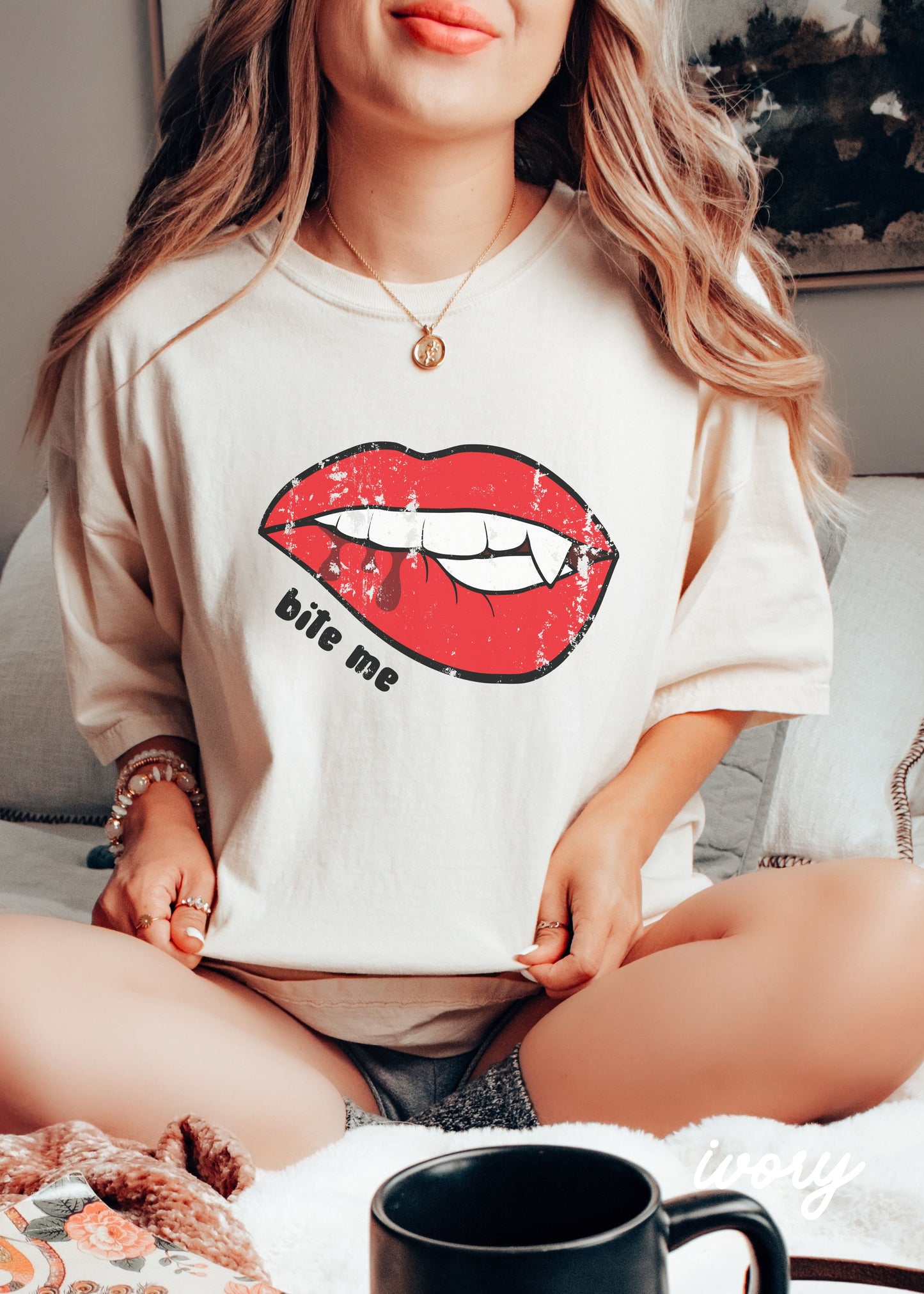 *Bite Me Tee *3 Colors (S-4X)