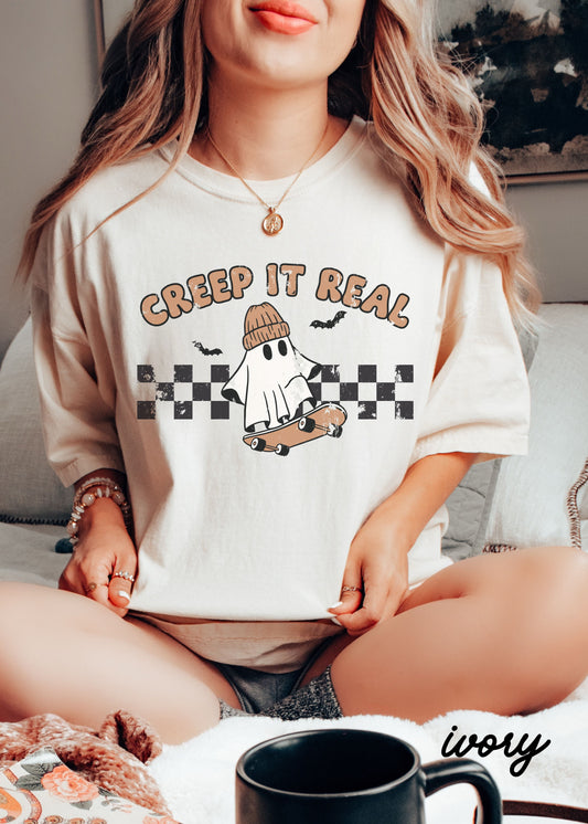 *Creep It Real Tee *4 Colors (S-4X)