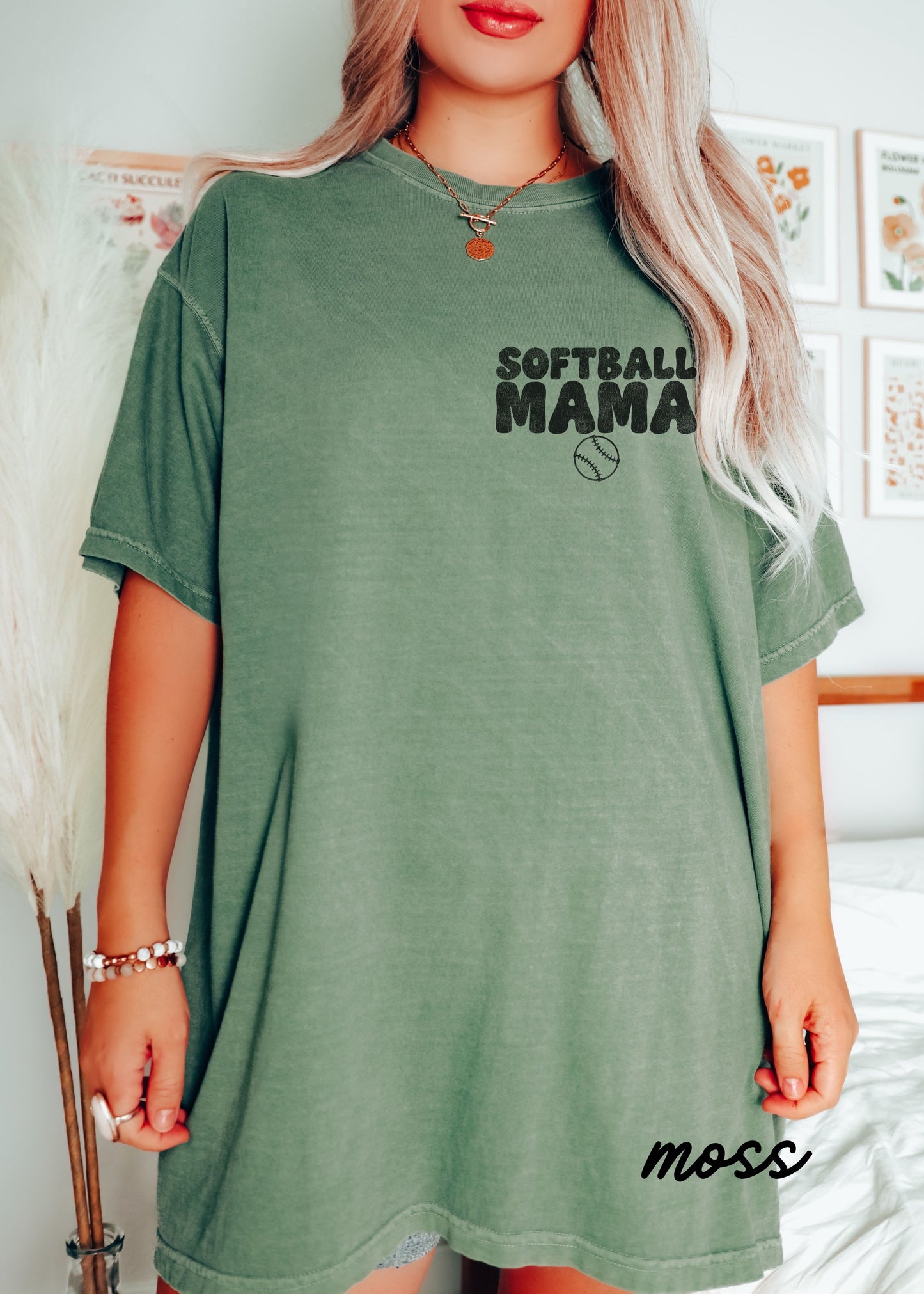 *Loud Mouth SOFTBALL Mama Tee *10 Colors (S-4X)