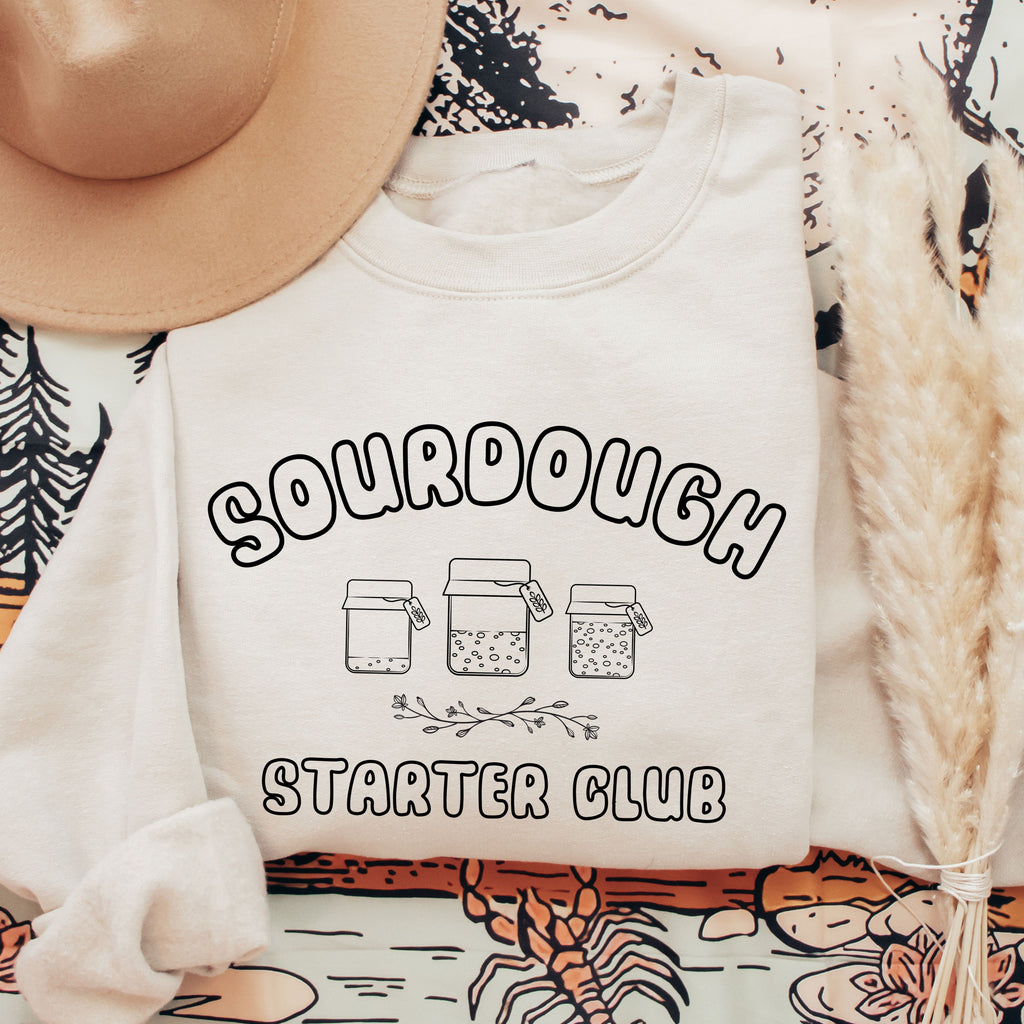PRE-ORDER: Sourdough Starter Club Sweatshirt *Sand (S-3X)
