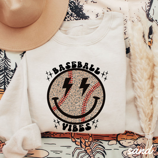 *Baseball Vibes Sweatshirt *3 Colors (S-3X)