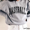 Pre-Order: Baseball Sweatshirt *3 Colors (S-3X)