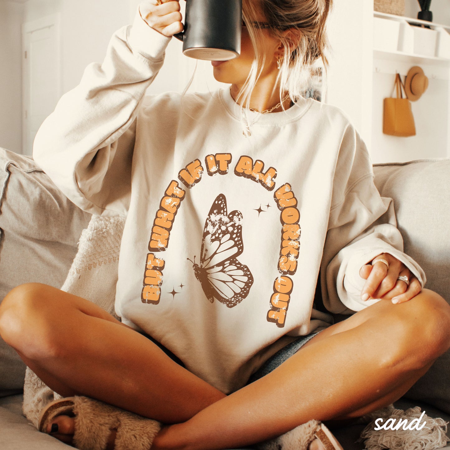 +What If It All Works Out Sweatshirt *3 Colors (S-3X)