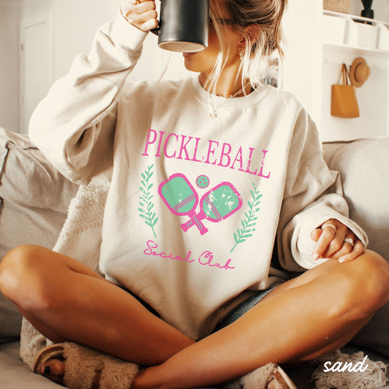 *Pickleball Social Club Sweatshirt *3 Colors (S-3X)
