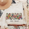*Personalized Floral MAMA Sweatshirt *3 Colors (S-3X)