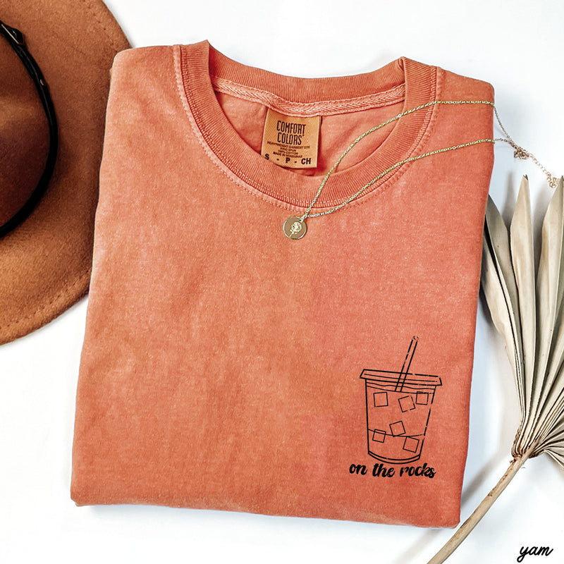 PRE-ORDER: On the Rocks Iced Coffee Tee *6 Colors (S-3X)