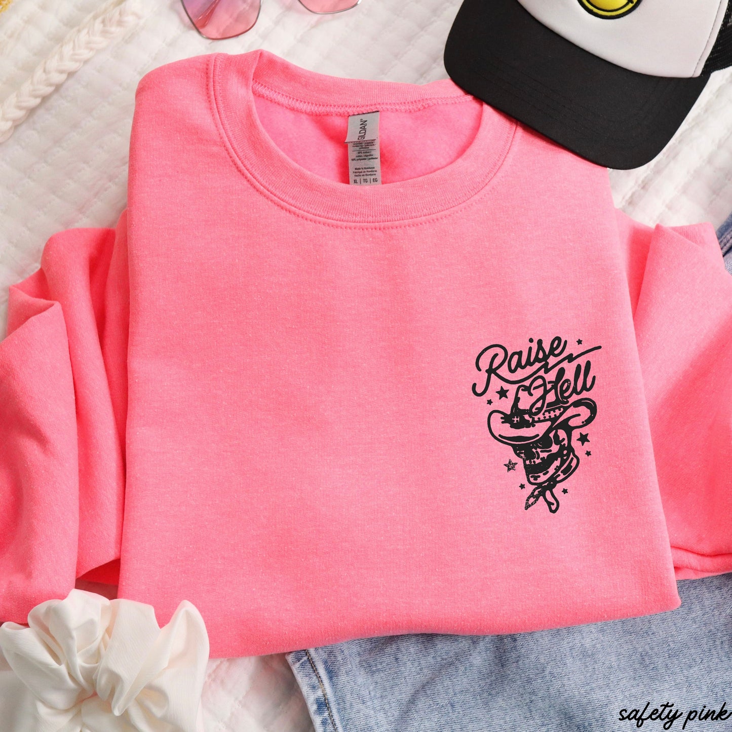 PRE-ORDER: Raise Hell Skull Sweatshirt *6 Colors (S-3X)