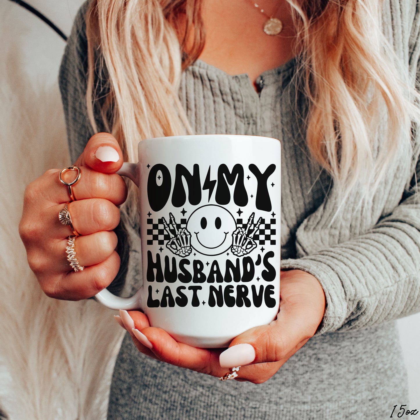 *Husbands Last Nerve Coffee Cup