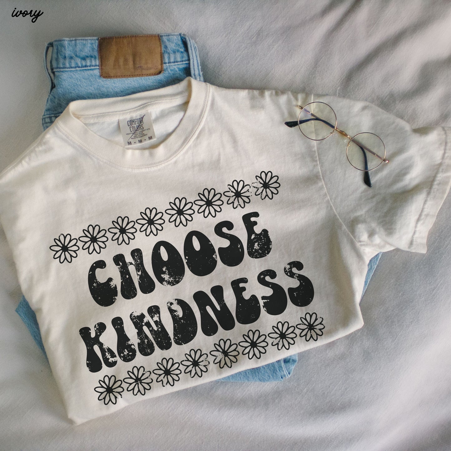 PRE-ORDER: Choose Kindness Daisy Tee *12 Colors (S-3X)