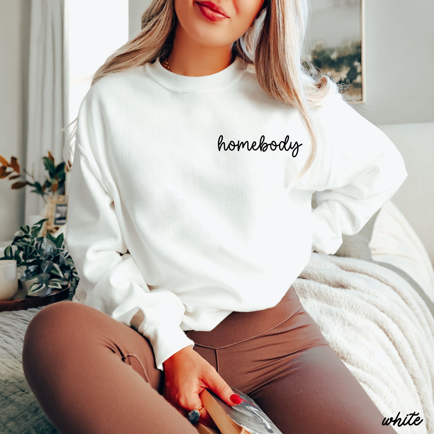 PRE-ORDER: Homebody Cursive Sweatshirt *6 Colors (S-3X)