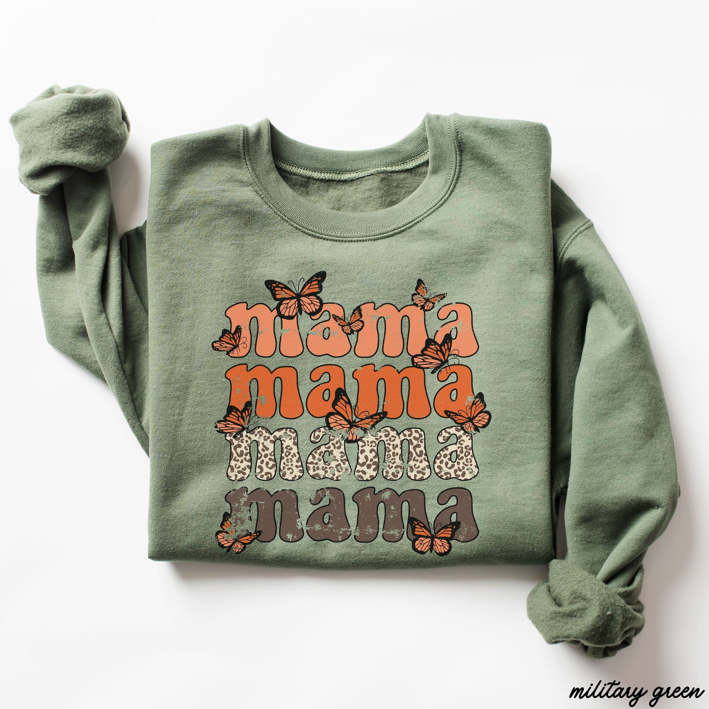*Mama Mama Butterfly Sweatshirt *5 Colors (S-3X)