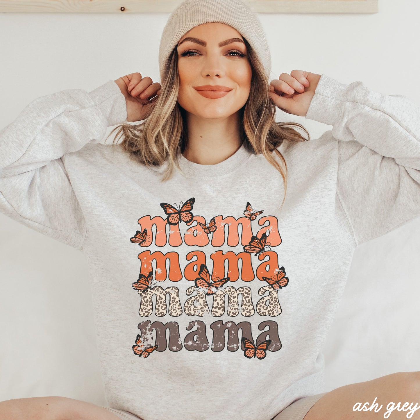 *Mama Mama Butterfly Sweatshirt *5 Colors (S-3X)