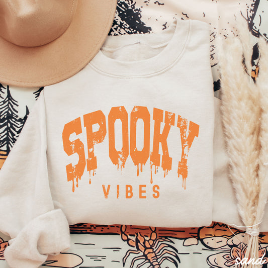 Pre-Order: Drippy Spooky Vibes Sweatshirt *6 Colors (S-3X)