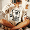 Pre-Order: Staying Alive Skeleton Coffee Sweatshirt *6 Colors (S-3X)