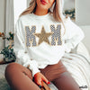 *Checkered Star Mom Sweatshirt *6 Colors (S-3X)