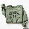 Pre-Order: Spooky Vibes Happy Face Sweatshirt *6 Colors (S-3X)