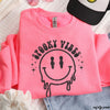 Pre-Order: Spooky Vibes Happy Face Sweatshirt *6 Colors (S-3X)