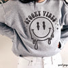 Pre-Order: Spooky Vibes Happy Face Sweatshirt *6 Colors (S-3X)