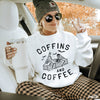 Pre-Order: Coffins and Coffee Sweatshirt *5 Colors (S-3X)