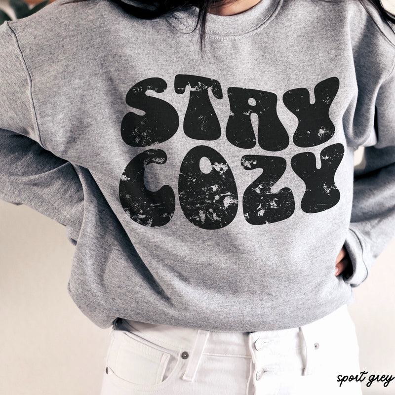 Pre-Order: Stay Cozy Sweatshirt *6 Colors (S-3X)