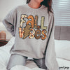 *Fall Vibes Lightning Bolt Brown Sweatshirt *5 Colors (S-3X)