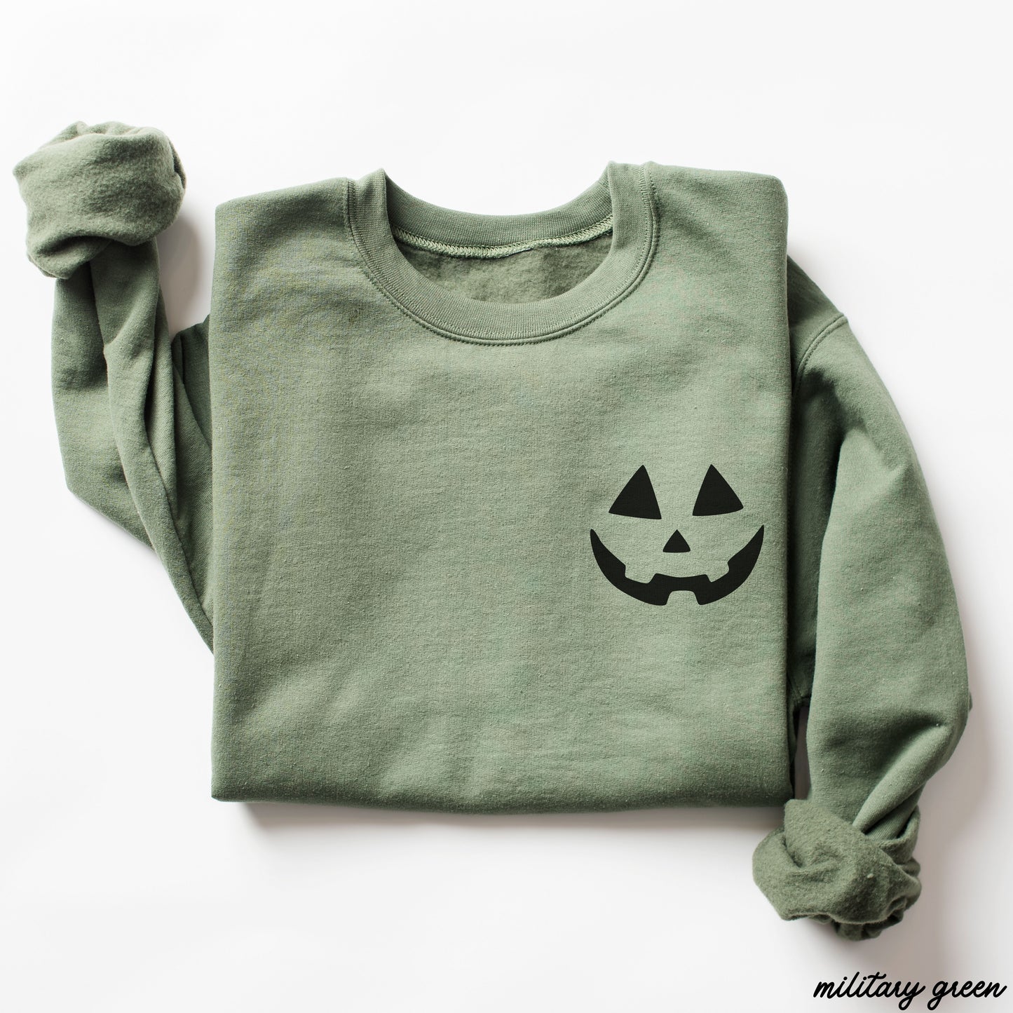 Jack-O-Lantern Face Sweatshirt *5 Colors (S-3X)