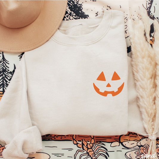Jack-O-Lantern Face Sweatshirt *5 Colors (S-3X)