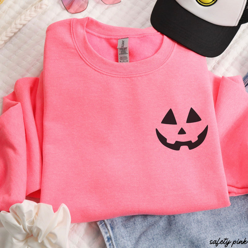 Pre-Order: Jack-O-Lantern Face Sweatshirt *5 Colors (S-3X)