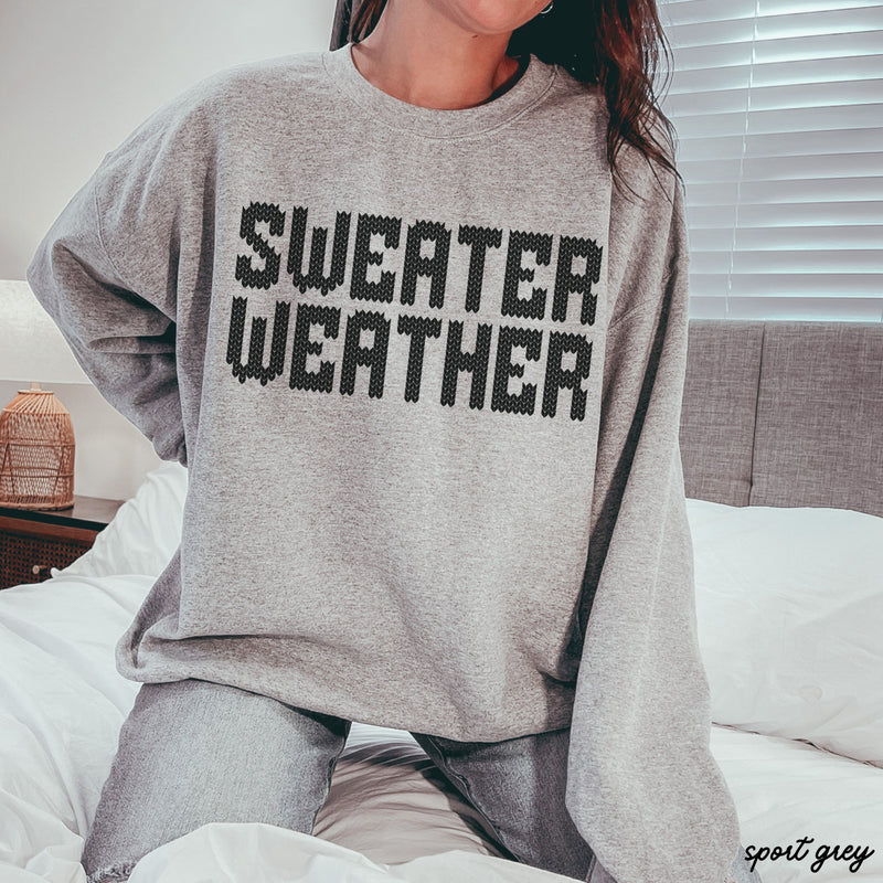 PRE-ORDER: Sweater Weather Sweatshirt *7 Colors (S-3X)