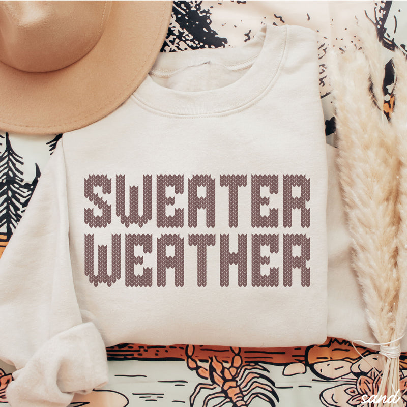 PRE-ORDER: Sweater Weather Sweatshirt *7 Colors (S-3X)