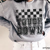 PRE-ORDER: Touch Down Checkered Sweatshirt *6 Colors (S-3X)