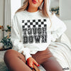 PRE-ORDER: Touch Down Checkered Sweatshirt *6 Colors (S-3X)