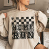 PRE-ORDER: Home Run Checkered Sweatshirt *6 Colors (S-3X)